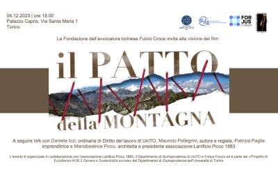 Tavola Rotonda sul tema Il patto della montagna